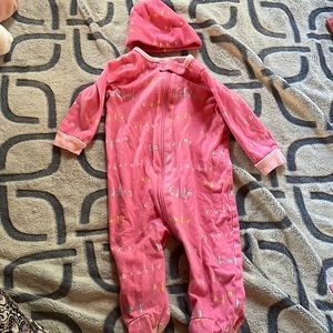 Onesie footies with beanie!